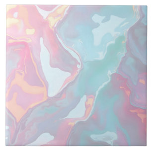 Modern Blush Pink Soft Mint Gold Luxury Collection Ceramic Tile