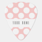 Modern Blush Pink White Polka Dots Pattern
