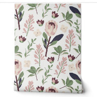 Modern Blush Protea and Wildflower Botanical