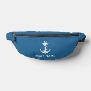 Modern Boat Anchor Nautical Custom Bum Bags