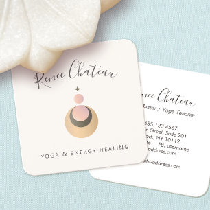 Modern Bobo Celestial Moon Star Business Card