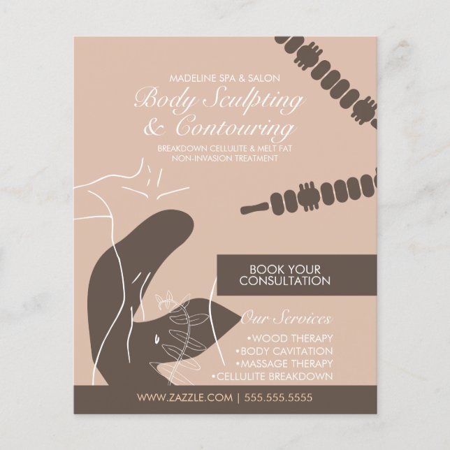 Modern Body Contouring Body Sculpting Massage B Flyer (Front)