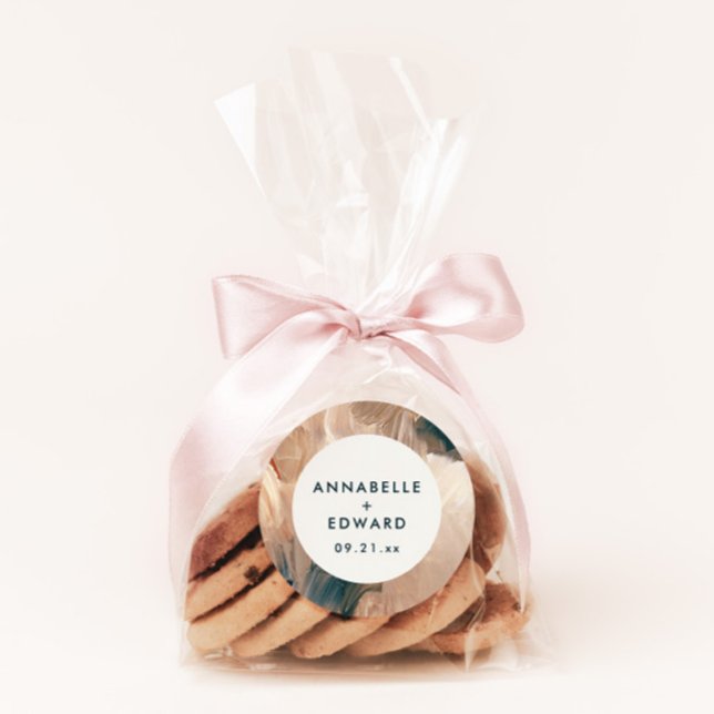 Modern bohemian painterly terracotta teal wedding  classic round sticker (Creator Uploaded)