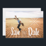 Modern Bohemian Typography | Photo Save The Date<br><div class="desc">By Redefined Designs</div>