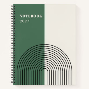 Modern Boho Abstraction Notebook