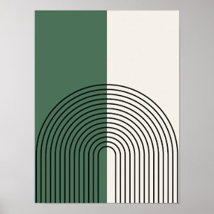 Modern Boho Abstraction Poster