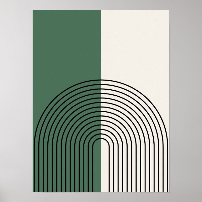 Modern Boho Abstraction Poster (Front)