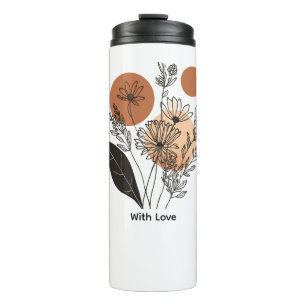 Modern Boho Botanical Wildflower Coffee Mug