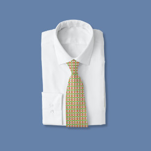 Modern Boho Cross Stitch Seamless Folk Pattern  Tie