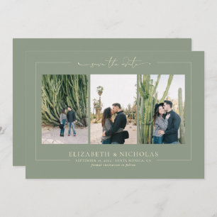 Modern Boho Desert   3 Photo Save the Date