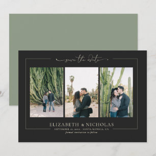 Modern Boho Desert   3 Photo Save the Date
