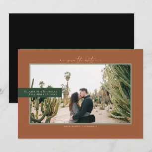 Modern Boho Desert   Photo Save the Date