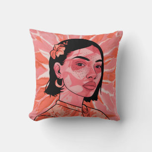 Modern boho feminine minimalist art iPhone case Cushion