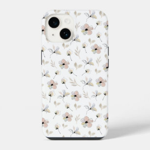 Modern Boho Floral Design iPhone Case
