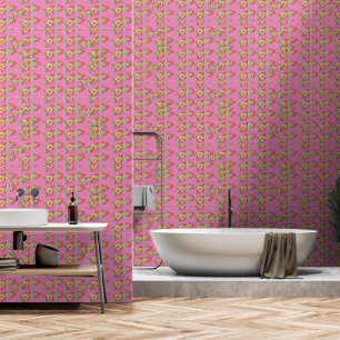 Modern Boho Floral Home Decor Wallpaper