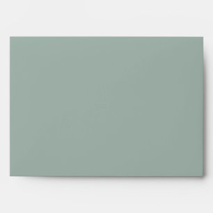 Modern Boho Geometric Abstract Green Grey Taupe Envelope
