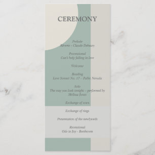 Modern Boho Geometric Abstract Green Grey Taupe Program