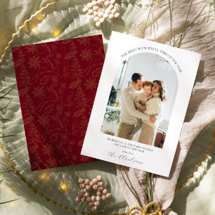 Modern Boho Holiday Card