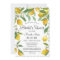 Modern Boho Lemon Summer Bridal Shower Invitation