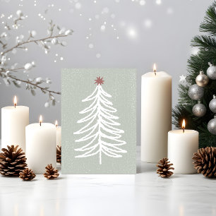 Modern Boho Merry Christmas / New Year Card