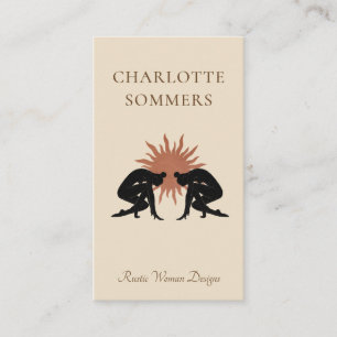 Modern Boho Online Boutique Business Card