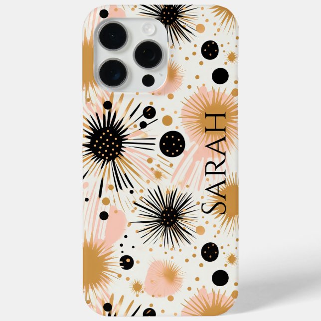 Modern Boho Pink Star  Case-Mate iPhone Case (Back)