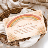 Modern Boho Rainbow Books for Baby