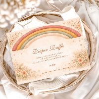 Modern Boho Rainbow Diapper Raffle