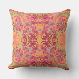 Modern Boho Splash Pattern Cushion