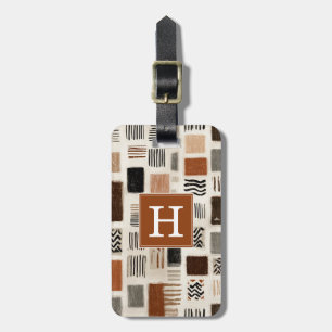 Modern Boho Texture Luggage Tag