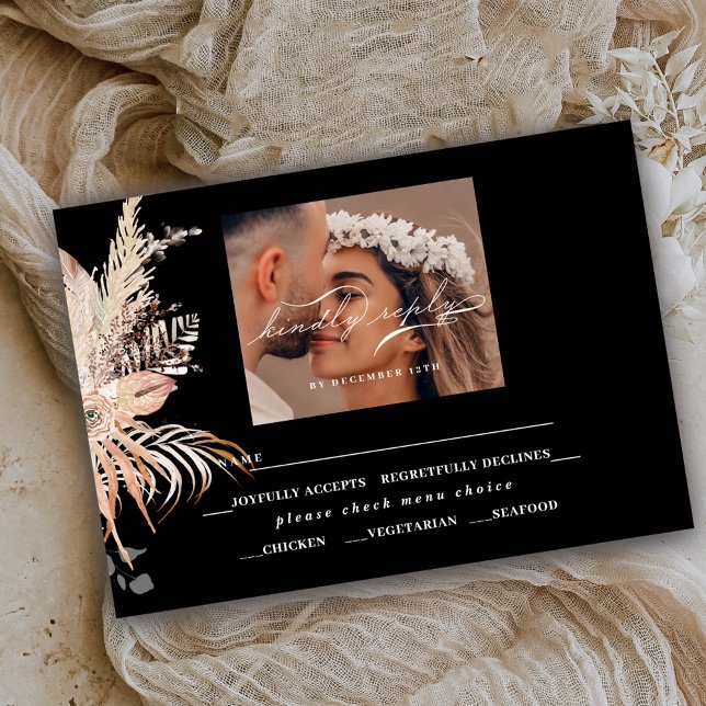 Modern Boho Whimsical Calligraphy Enclosure Card (Creator Uploaded)