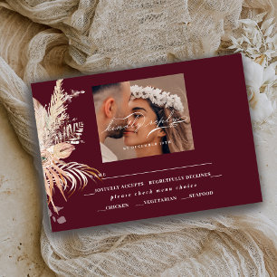 Modern Boho Whimsical Calligraphy Enclosure Card