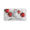 Modern Bokeh Snowflake Christmas Return Address