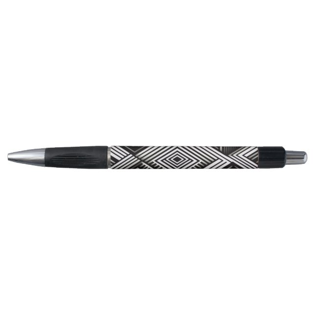 Modern bold Abstract Monochrome Geometric Pattern (Front)