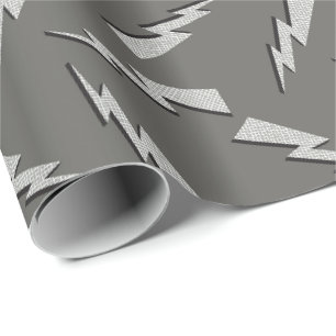 modern bold arrows baby boy grey masculine wrapping paper