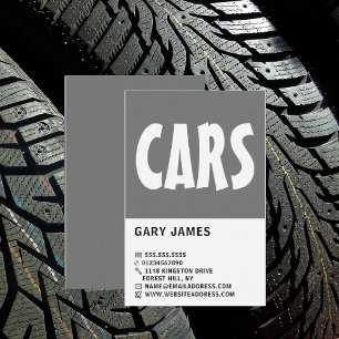 Modern Bold, Auto Mechanic & Repairs Business Card
