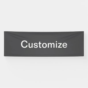 Modern Bold Editable Name, Business or Brand Etc. Banner