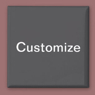 Modern Bold Editable Name, Business or Brand Etc. Magnet