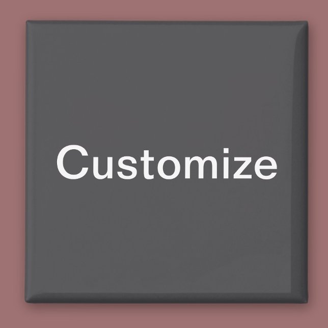 Modern Bold Editable Name, Business or Brand Etc. Magnet (Creator Uploaded)