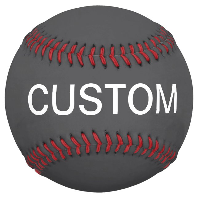 Modern Bold Editable Name, Business or Brand Etc. Softball (Front)