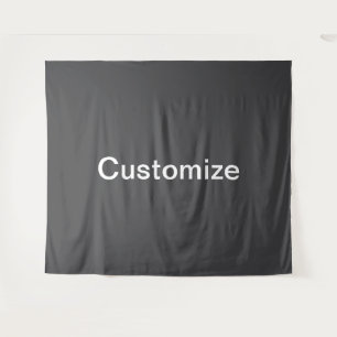 Modern Bold Editable Name, Business or Brand Etc. Tapestry