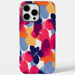 Modern Bold Floral Pattern iPhone 16 Pro Max Case