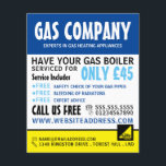 Modern Bold, Gas Engineer & Supplier Advertising Flyer<br><div class="desc">Modern Bold,  Gas Engineer & Supplier Advertising Flyer by The Business Card Store.</div>