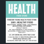 Modern Bold, Health Food Store Advertising Flyer<br><div class="desc">Modern Bold,  Health Food Store Advertising Flyers By The Business Card Store.</div>