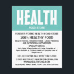 Modern Bold, Health Food Store Advertising Flyer<br><div class="desc">Modern Bold,  Health Food Store Advertising Flyers By The Business Card Store.</div>