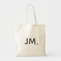 Modern Bold Initials | Striking Statement Fun Blue