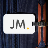 Modern Bold Initials | Stylish Mustard Monogram