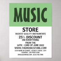Modern Bold, Musical Instrument Store