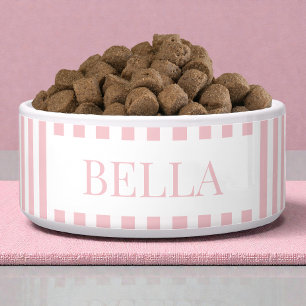 Modern Bold Pink Stripes Pattern Minimal Dog Pet