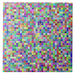 Modern Bold Print  Ceramic Tile